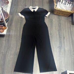 Black and White Women's Jumpsuit